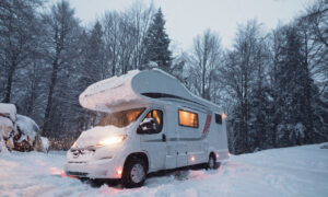 winter camping in brevard
